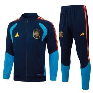 Survetement Espagne Veste 2026 2027 Bleu Sombre