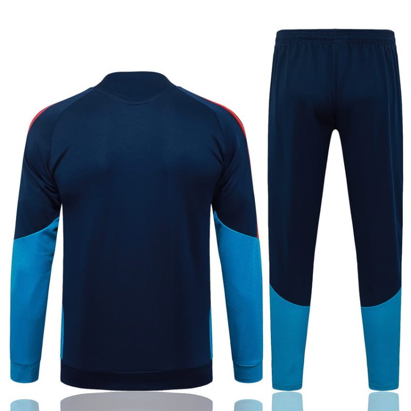 Survetement Espagne Veste 2026 2027 Bleu Sombre (2) Survetement Espagne Veste 2026 2027 Bleu Sombre