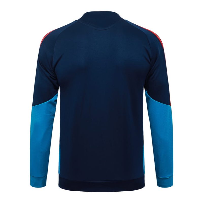 Survetement Espagne Veste 2026 2027 Bleu Sombre (3) Survetement Espagne Veste 2026 2027 Bleu Sombre