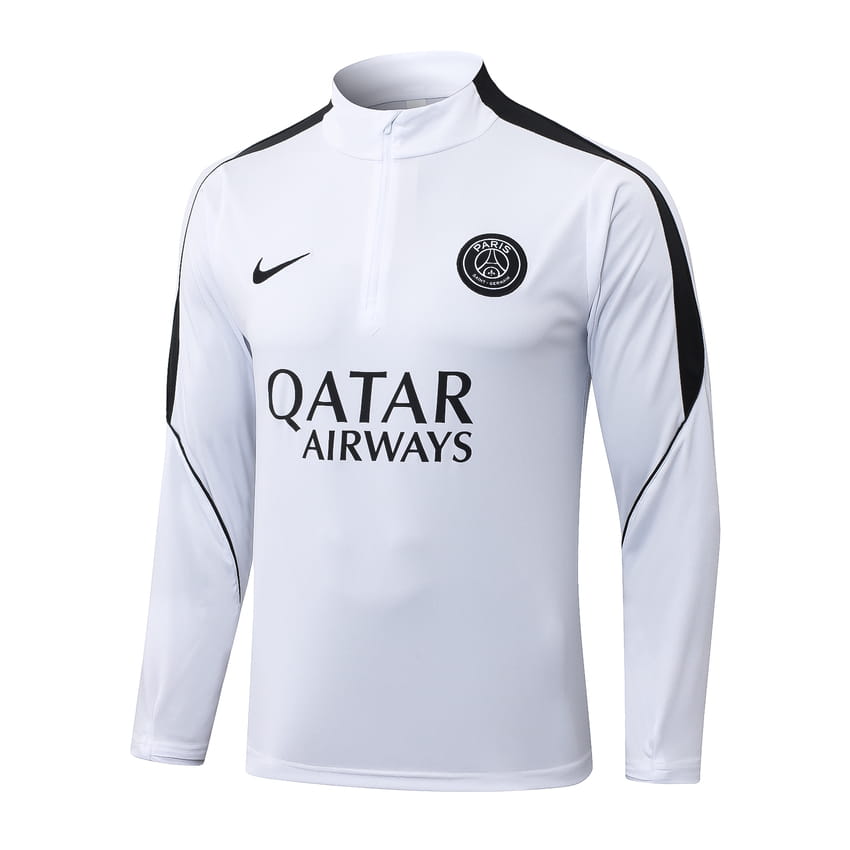 Survetement PSG Training 2026 2027 Blanc Noir