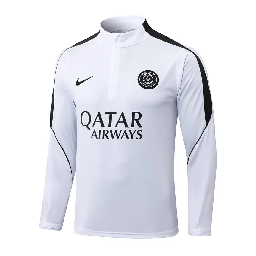 Survetement PSG Training 2026 2027 Blanc Noir