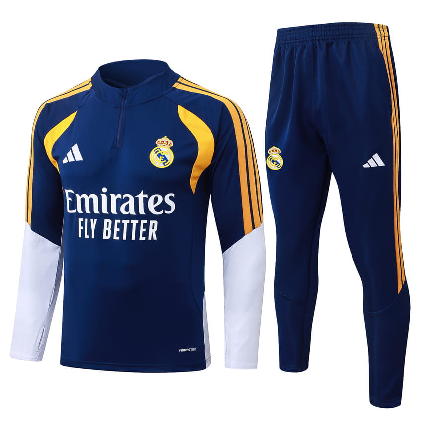 Survetement Real Madrid Training 2026 2027 Bleu Foncé