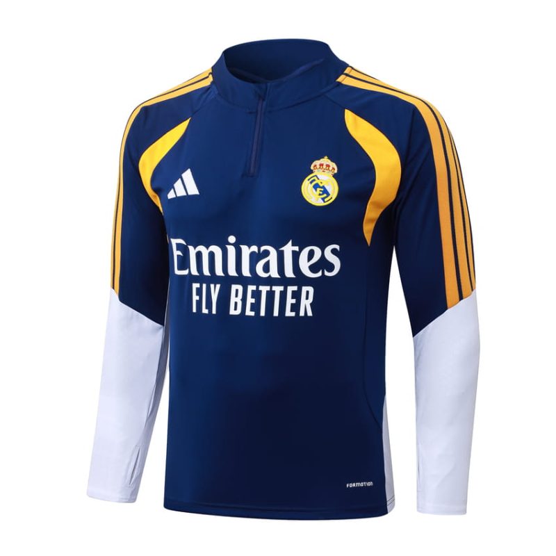 Survetement Real Madrid Training 2026 2027 Bleu Foncé (3) Survetement Real Madrid Training 2026 2027 Bleu Foncé