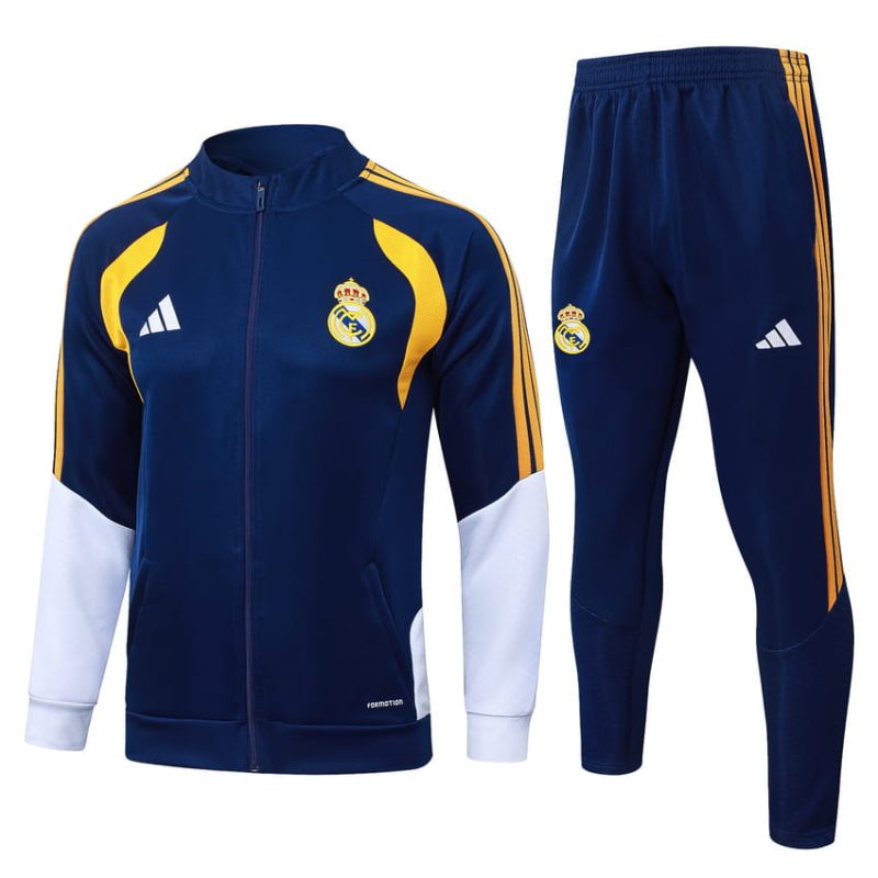 Survetement Real Madrid Veste 2026 2027 Bleu Foncé