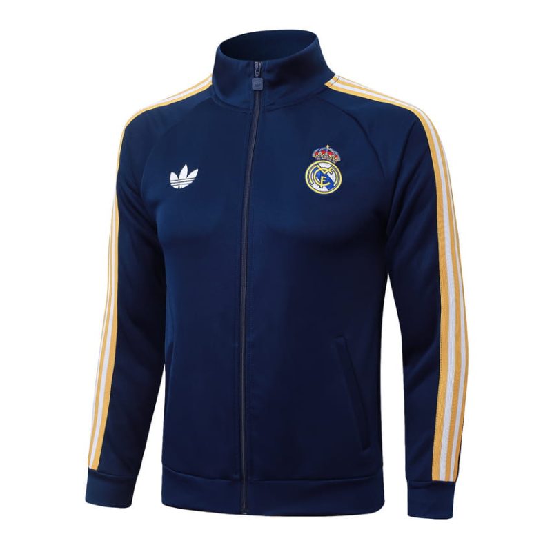 Survetement Real Madrid Veste 2026 2027 Bleu Sombre (3) Survetement Real Madrid Veste 2026 2027 Bleu Sombre