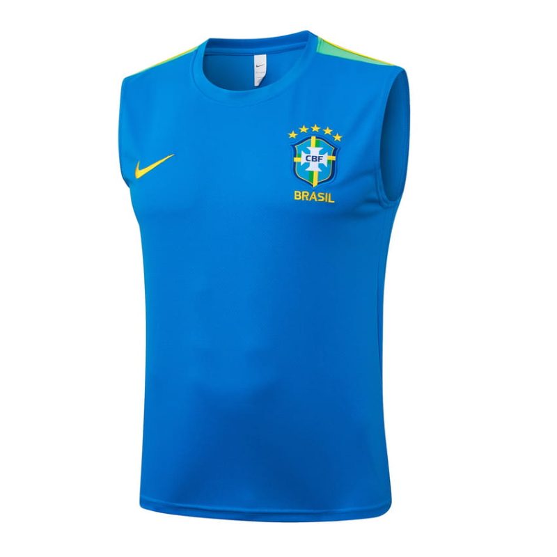Debardeur Short Bresil 2026 2027 Bleu Ciel (2) Debardeur Short Bresil 2026 2027 Bleu Ciel