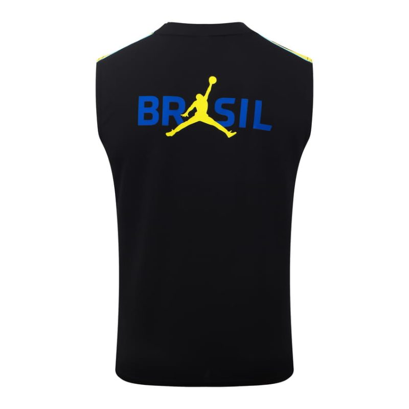 Debardeur Short Bresil 2026 2027 Noir Jaune (2) Debardeur Short Bresil 2026 2027 Noir Jaune