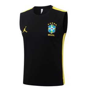 Debardeur Short Bresil 2026 2027 Noir Jaune