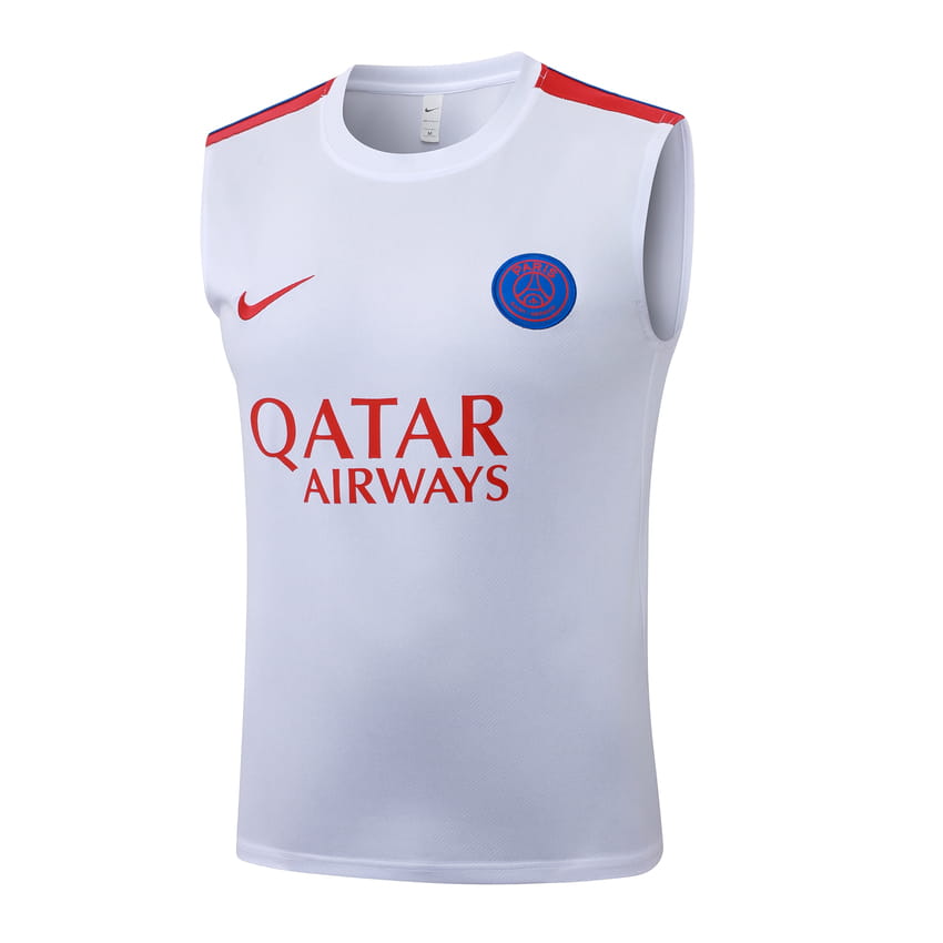 Debardeur Short PSG 2026 2027 Blanc Rouge