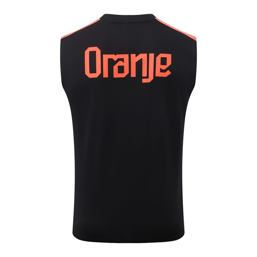 Debardeur Short Pays Bas 2026 2027 Noir Orange