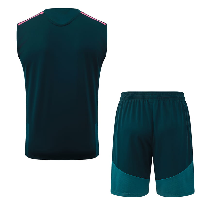 Debardeur Short Real Madrid 2026 2027 Bleu Pétrole