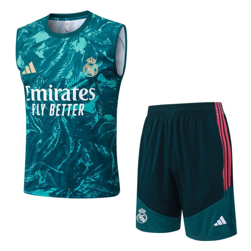 Debardeur Short Real Madrid 2026 2027 Vert Tache