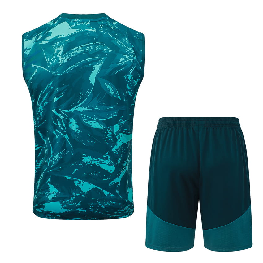 Debardeur Short Real Madrid 2026 2027 Vert Tache