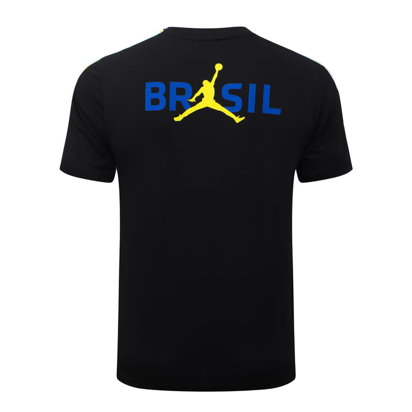 Ensemble Maillot Short Bresil 2026 2027 Noir Jaune