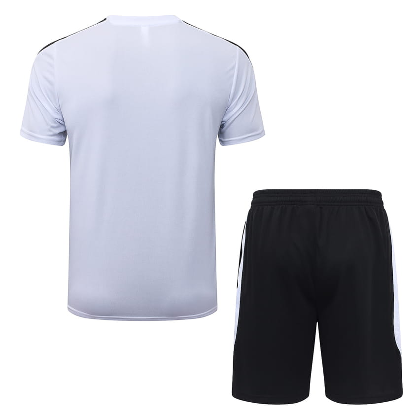 Ensemble Maillot Short PSG 2026 2027 Blanc Noir