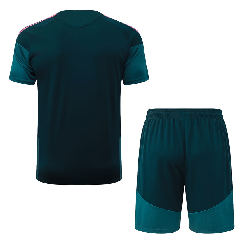 Ensemble Maillot Short Real Madrid 2026 2027 Bleu Pétrole