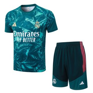 Ensemble Maillot Short Real Madrid 2026 2027 Vert Tache