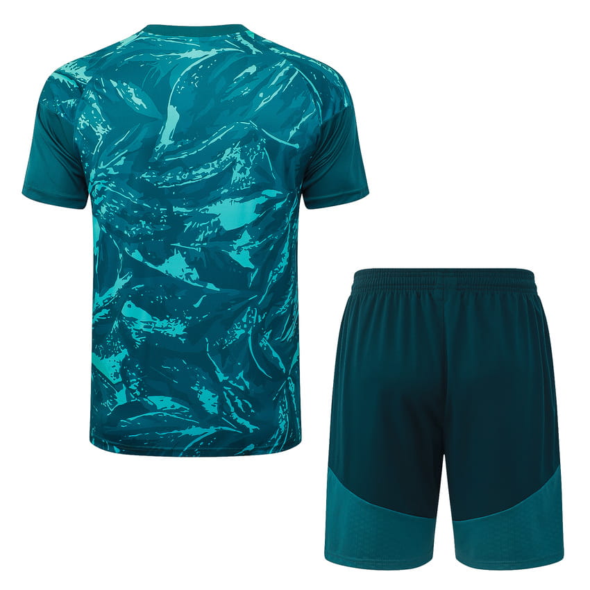 Ensemble Maillot Short Real Madrid 2026 2027 Vert Tache