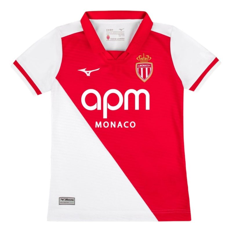 Maillot AS Monaco Enfant Domicile 2026 2027 (1)