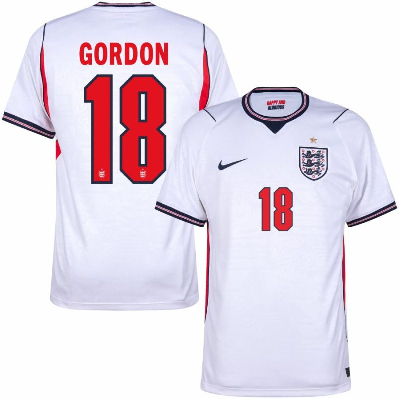 Maillot Angleterre Domicile 2026 2027 Gordon (1) Maillot Angleterre Domicile 2026 2027 Gordon (1)