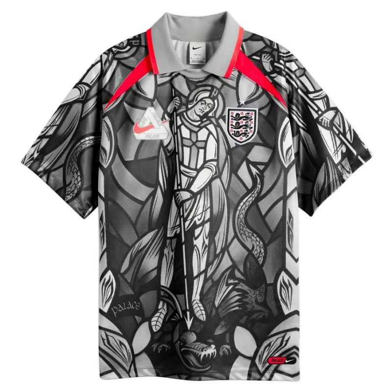 Maillot Angleterre Nike x Palace Gris (3) Maillot Angleterre Nike x Palace Gris (3)