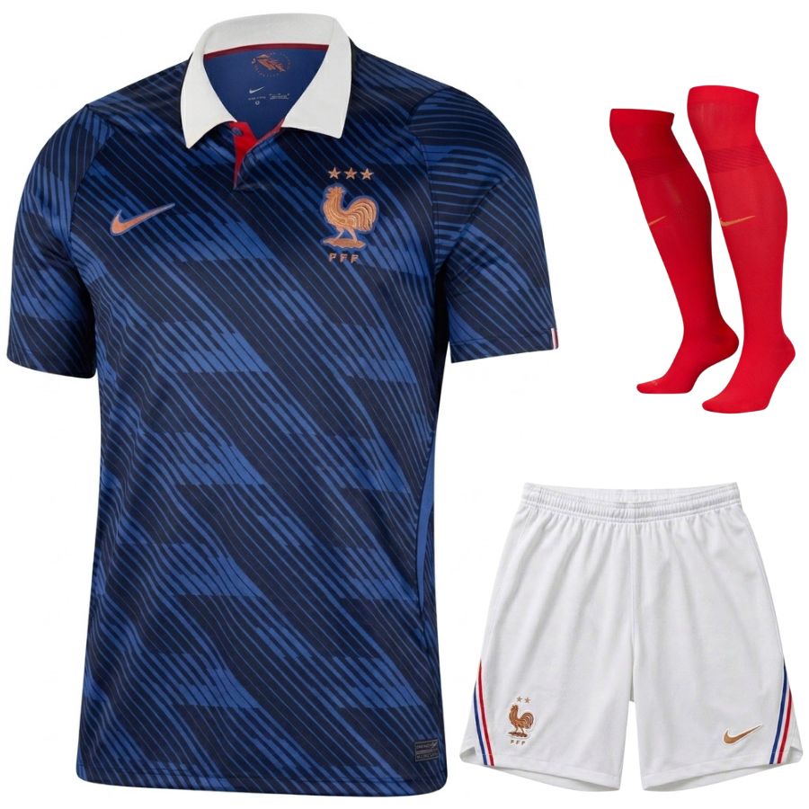 Maillot Kit Enfant Equipe de France Domicile 3 Etoiles