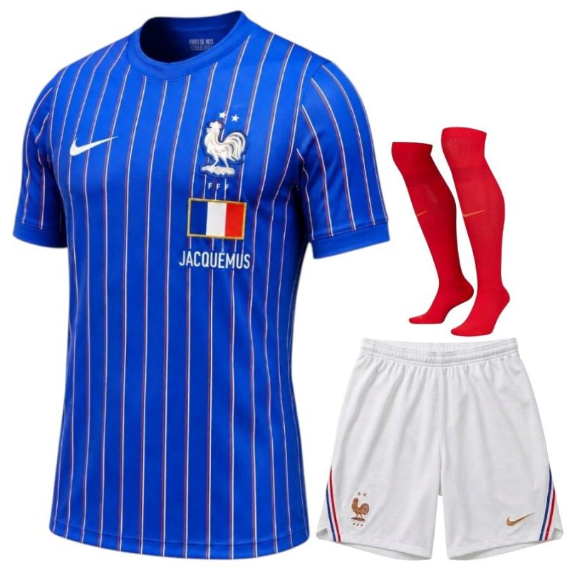 Maillot Kit Enfant Equipe de France Pre Match Jacquemus