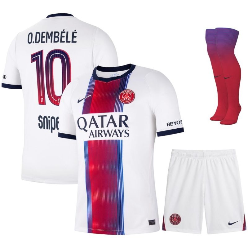 Maillot Kit Enfant PSG Exterieur 2026 2027 Dembele
