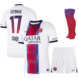 Maillot Kit Enfant PSG Exterieur 2026 2027 Vitinha