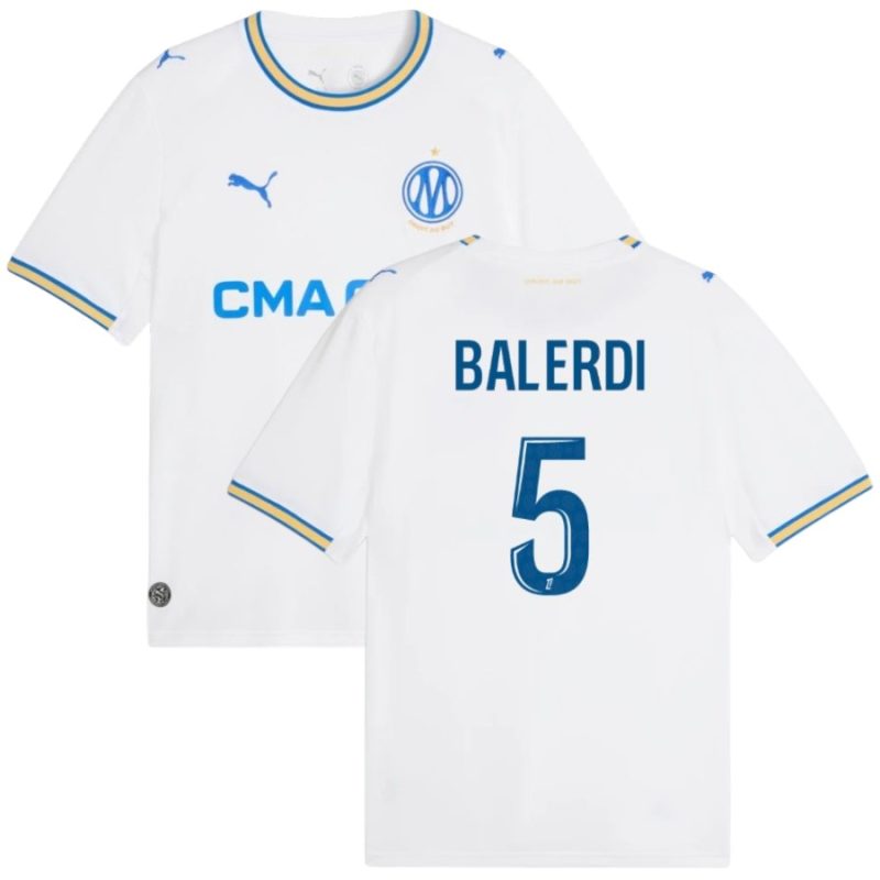 Maillot OM Domicile 2026 2027 Balerdi (1)