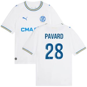 Maillot OM Domicile 2026 2027 Pavard (1)