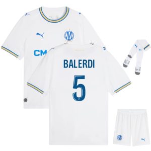 Maillot OM Domicile Kit Enfant 2025 2026 Balerdi