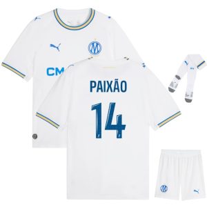 Maillot OM Domicile Kit Enfant 2025 2026 Paixao