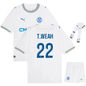 Maillot OM Domicile Kit Enfant 2025 2026 Weah