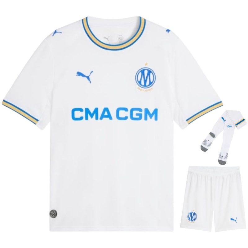 Maillot OM Kit Enfant Domicile 2026 2027