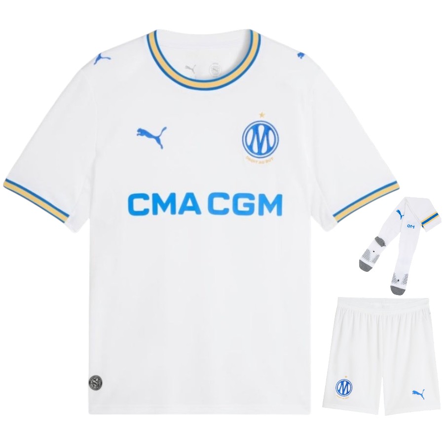 Maillot OM Kit Enfant Domicile 2026 2027