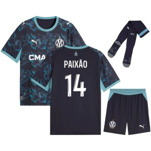 Maillot OM Kit Enfant Exterieur 2026 2027 Paixao
