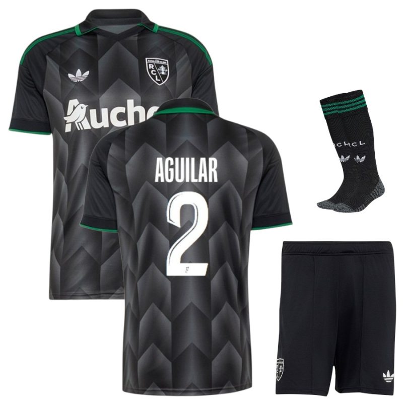Maillot RC Lens Kit Enfant Exterieur 2026 2027 Aguilar Maillot RC Lens Kit Enfant Exterieur 2026 2027 Aguilar