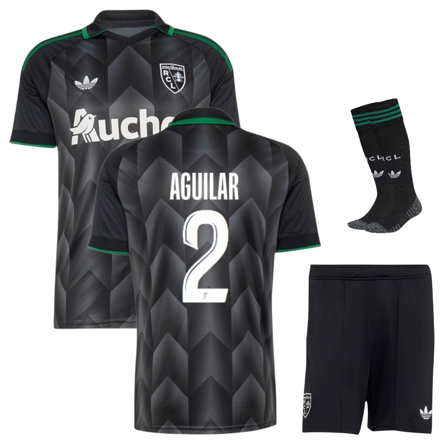 Maillot RC Lens Kit Enfant Exterieur 2026 2027 Aguilar Maillot RC Lens Kit Enfant Exterieur 2026 2027 Aguilar