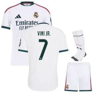 Maillot Real Madrid Kit Enfant Domicile 2026 2027 Vini Jr.