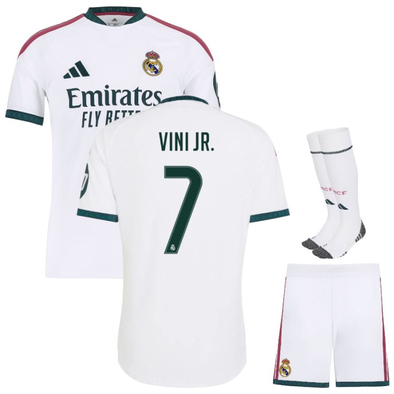 Maillot Real Madrid Kit Enfant Domicile 2026 2027 Vini Jr.