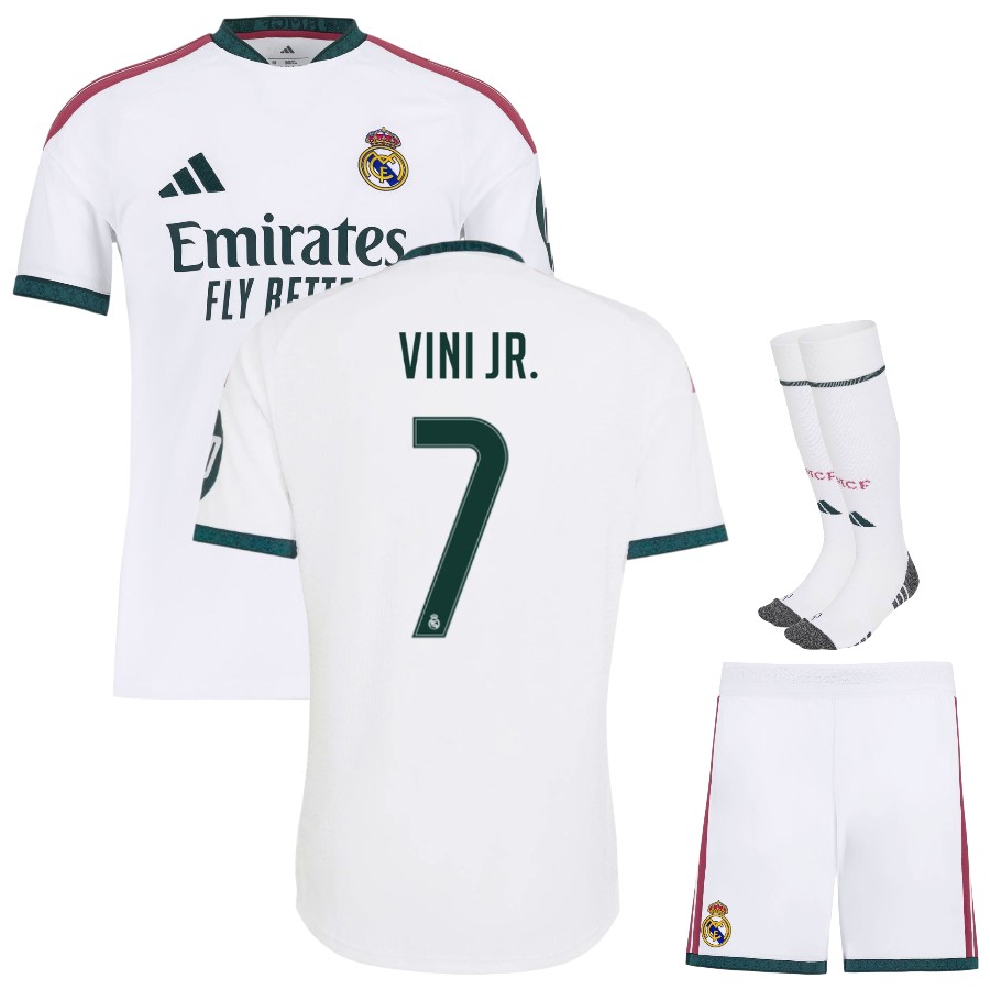 Maillot Real Madrid Kit Enfant Domicile 2026 2027 Vini Jr.