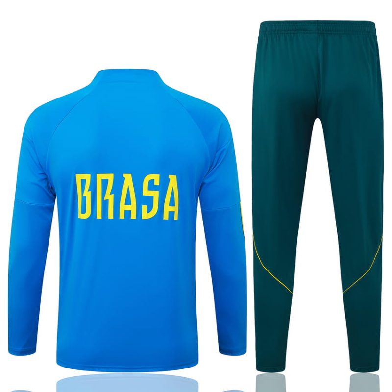 Survetement Bresil Training 2026 2027 Bleu Ciel (4) Survetement Bresil Training 2026 2027 Bleu Ciel
