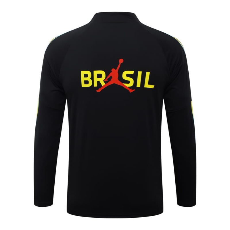 Survetement Bresil Training 2026 2027 Noir Jaune (2) Survetement Bresil Training 2026 2027 Noir Jaune