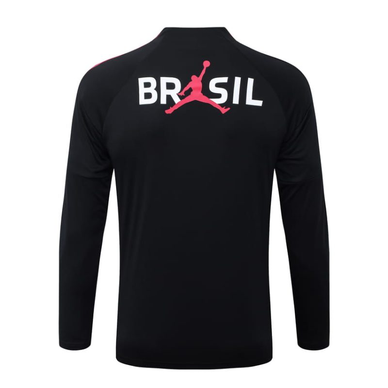 Survetement Bresil Training 2026 2027 Noir Rouge (3) Survetement Bresil Training 2026 2027 Noir Rouge