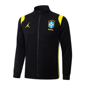 Survetement Bresil Veste 2026 2027 Noir Jaune