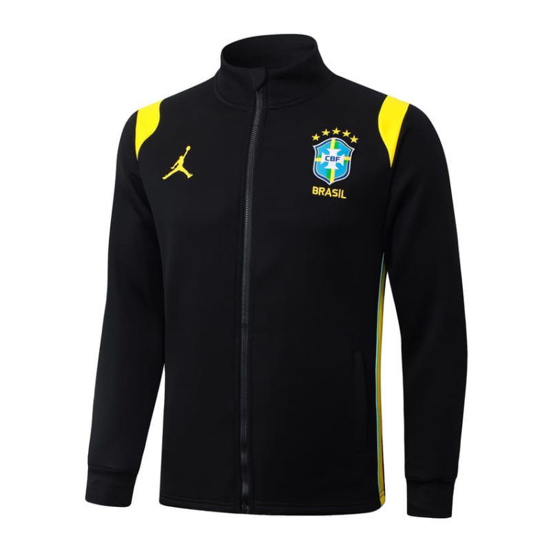 Survetement Bresil Veste 2026 2027 Noir Jaune (2) Survetement Bresil Veste 2026 2027 Noir Jaune