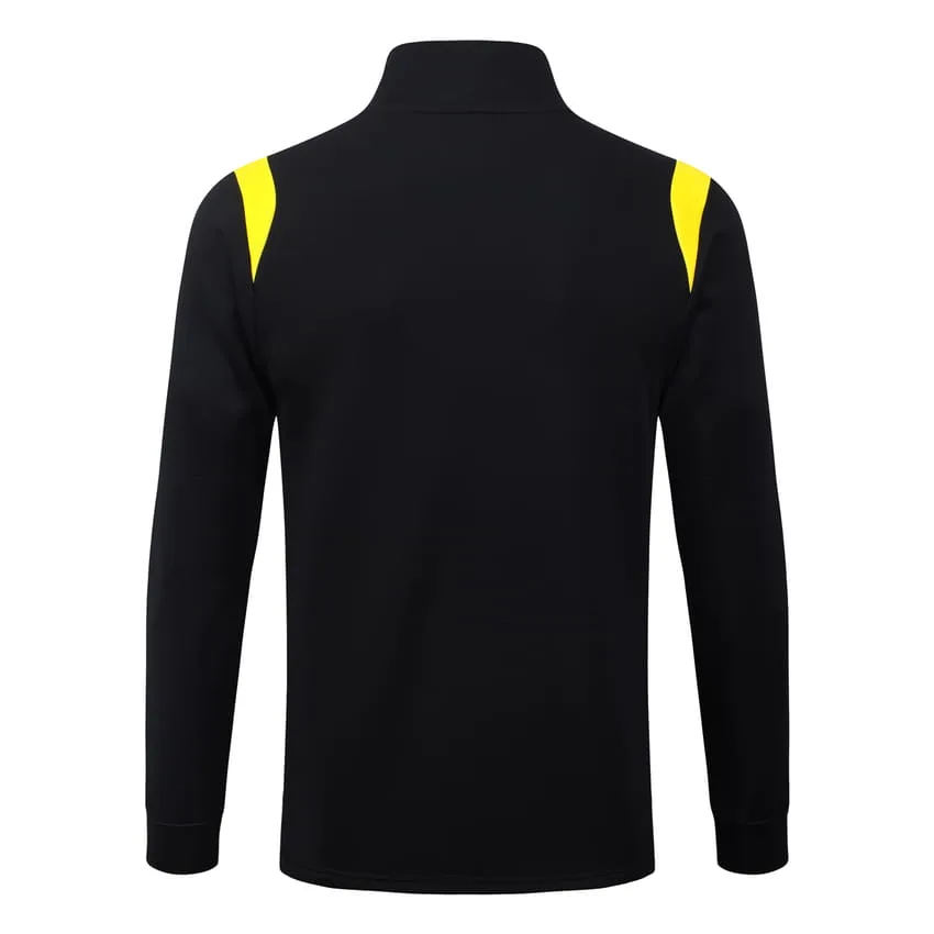 Brazil Tracksuit Jacket 2026 2027 Black Yellow