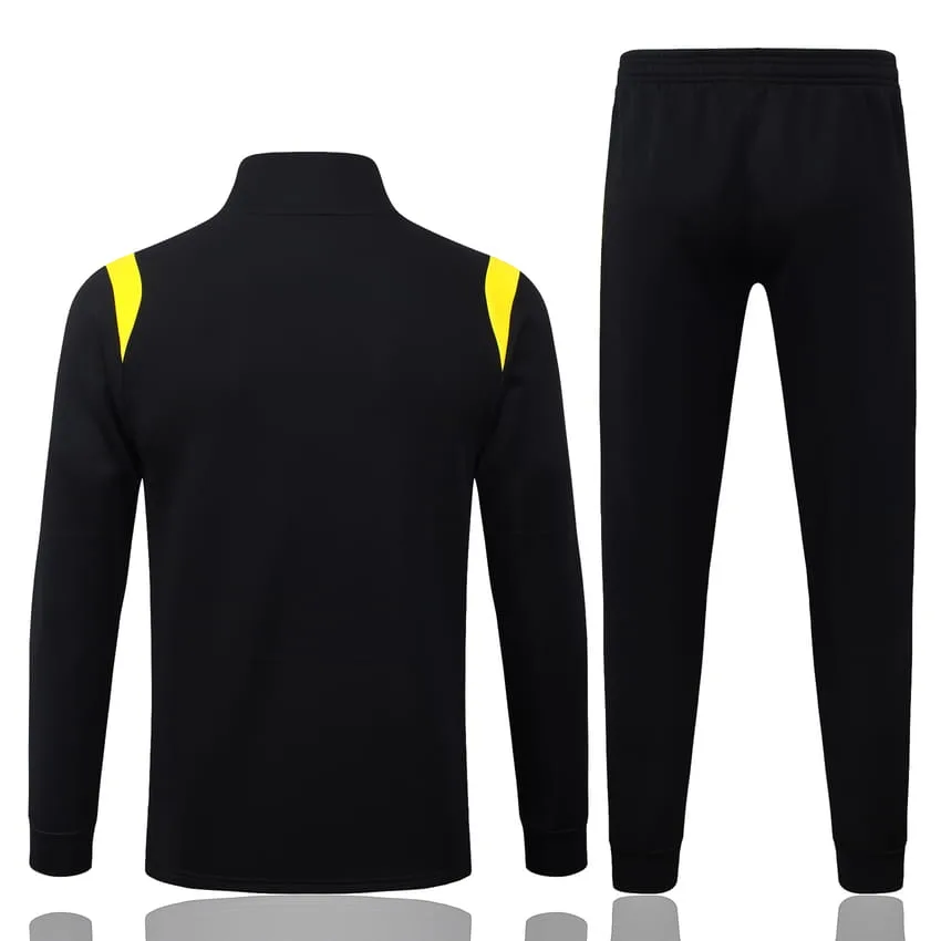 Brazil Tracksuit Jacket 2026 2027 Black Yellow