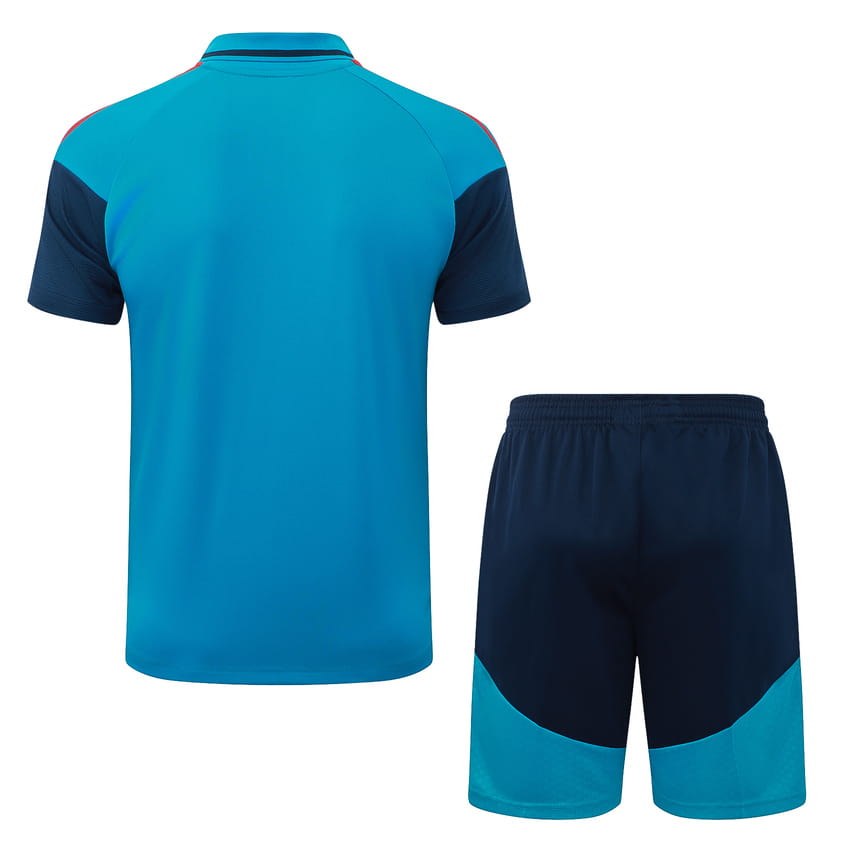 Survetement Espagne Polo 2026 2027 Bleu Clair